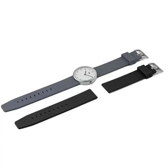 NEW Braun Gents BN0281 Analogue Interchangeable Wrist Watch Set Gray Black - Picture 2 of 8